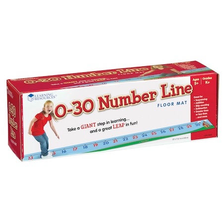 Learning Resources 0-30 Number Line Floor Mat 0935